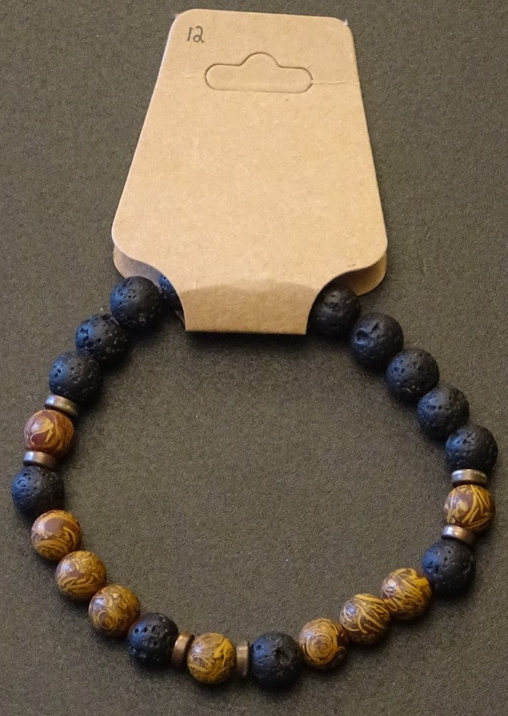 Lava Rock & Wood