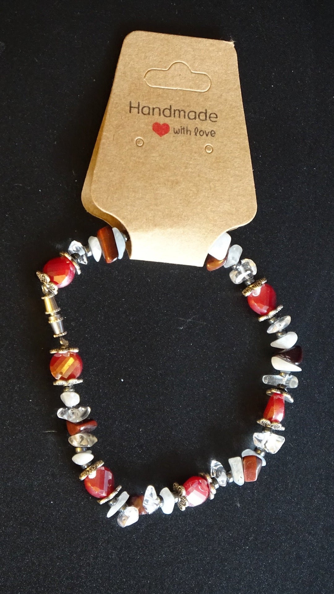 Red tigers eye bracelet
