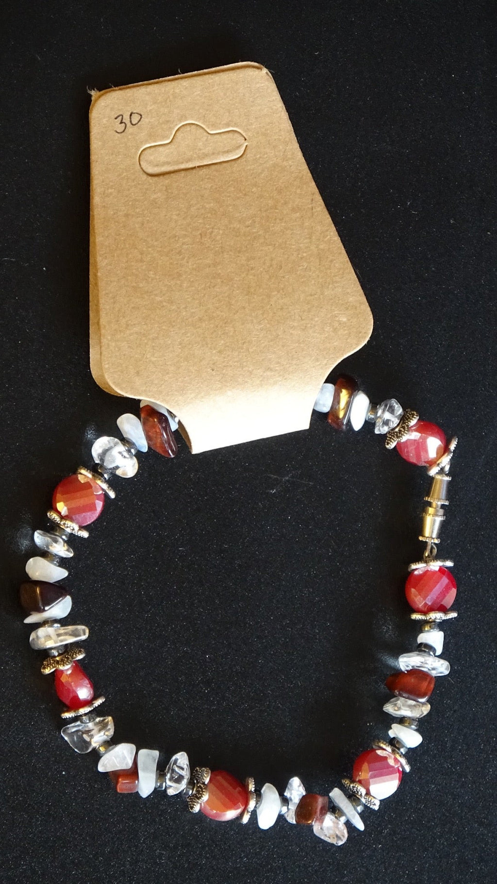 Red tigers eye bracelet