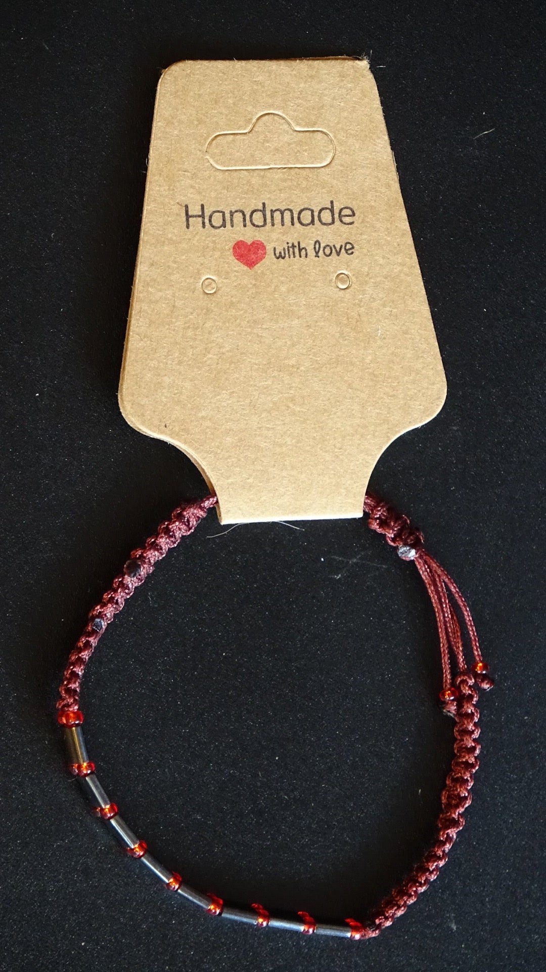 Red & Black bracelet