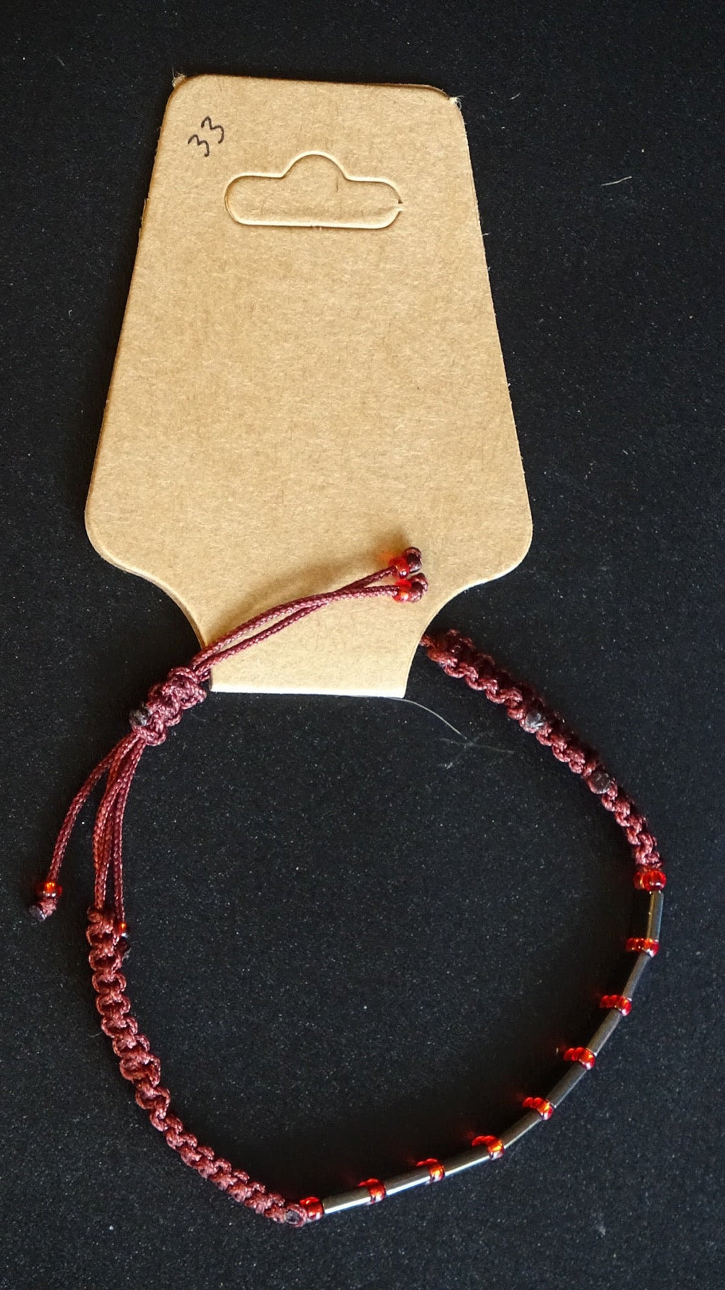 Red & Black bracelet