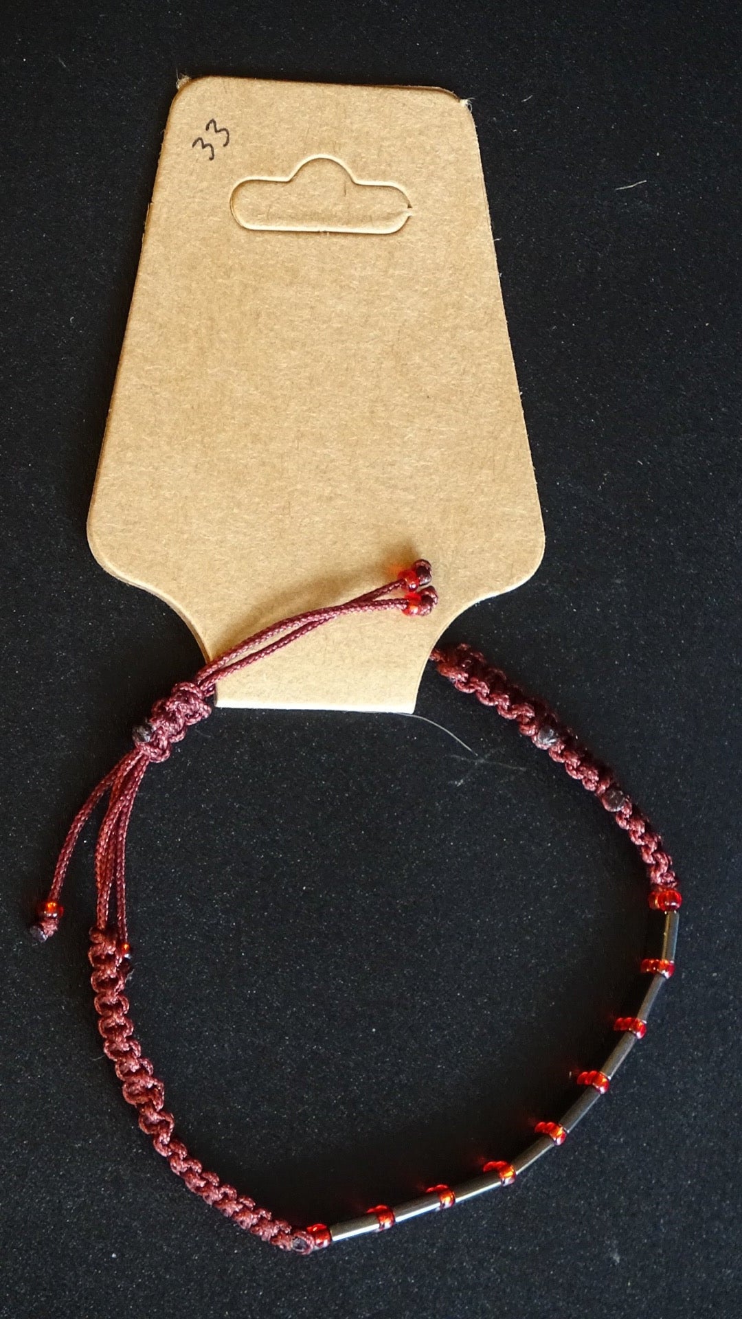 Red & Black bracelet