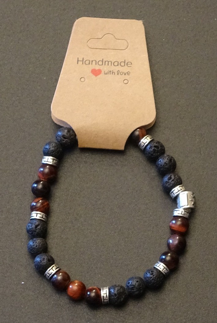 Lava Bead & Tigers Eye