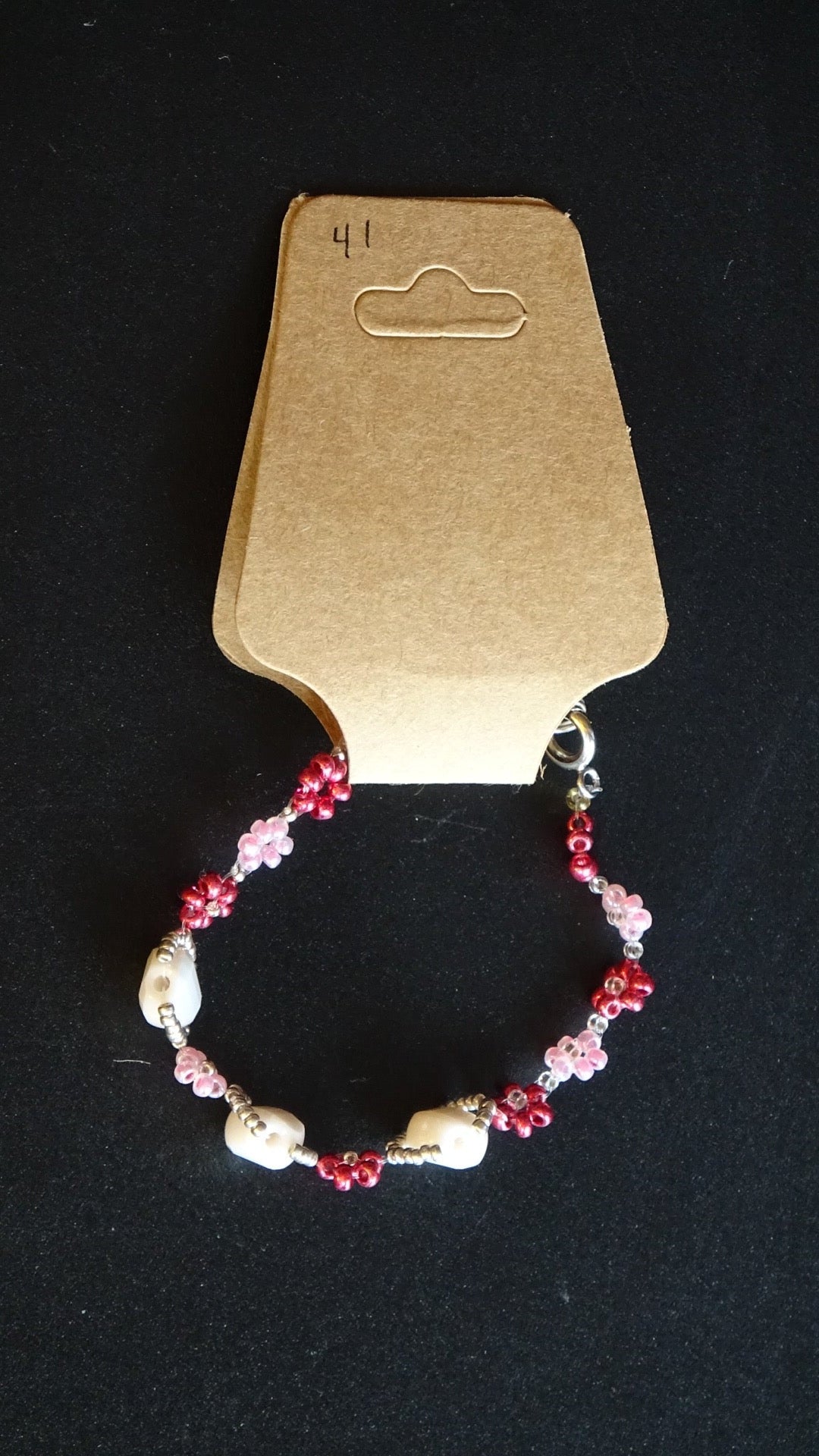 Seed bead bracelet