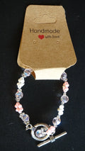 Beaded flower bracelet