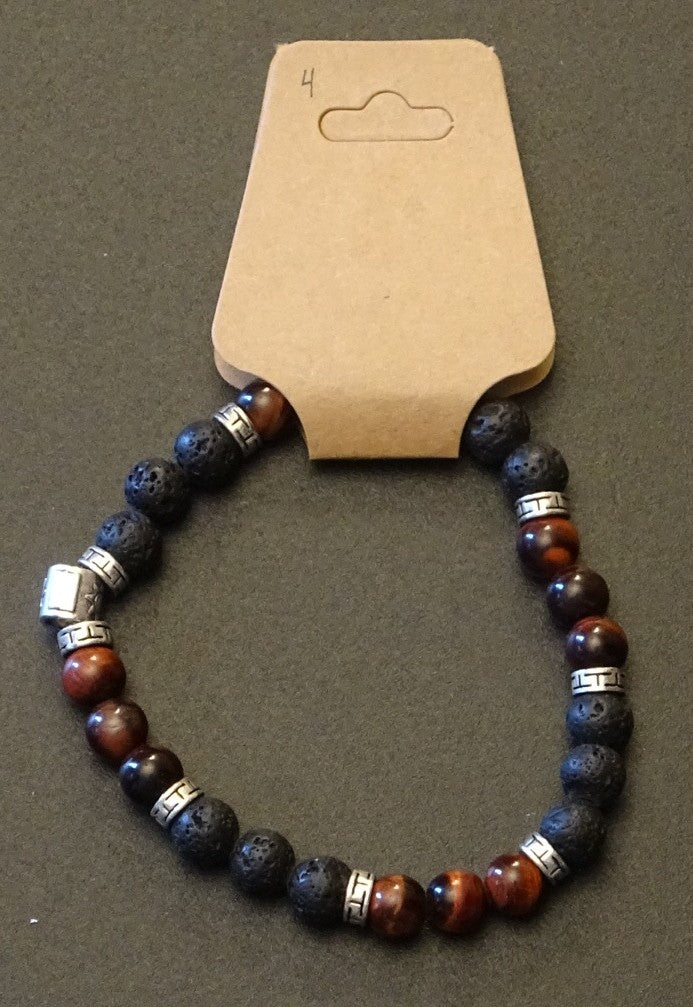 Lava Bead & Tigers Eye