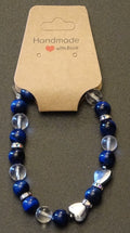 Blue Tigers Eye and Hematite