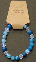 Blue dyed Agate