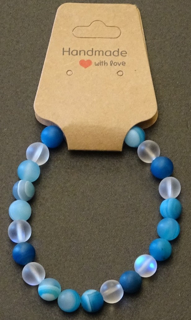 Blue dyed Agate
