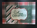 Merry Christmas - horizontal - tartan